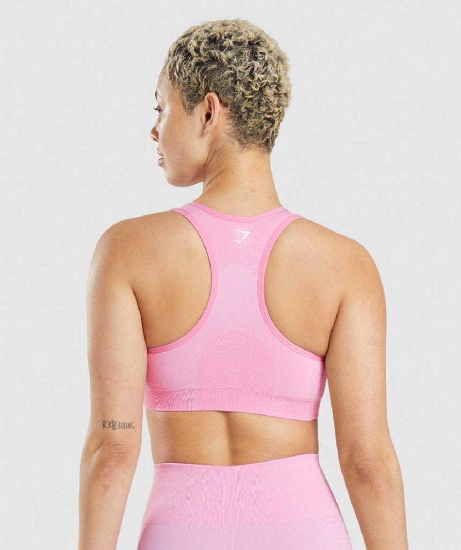 Sujetadores Deportivos Gymshark Vital Seamless 2.0 Mujer Rosas | CO 2148ILH